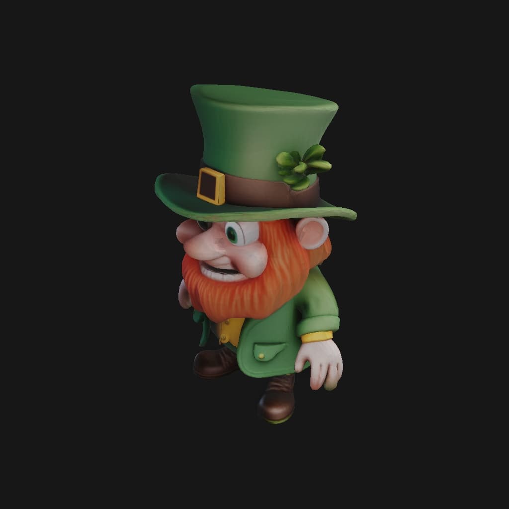 A Cartoon Leprechaun